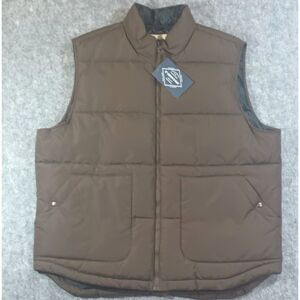 NWT St Johns Bay Men's Puffer Vest Double Pockets Size XXL